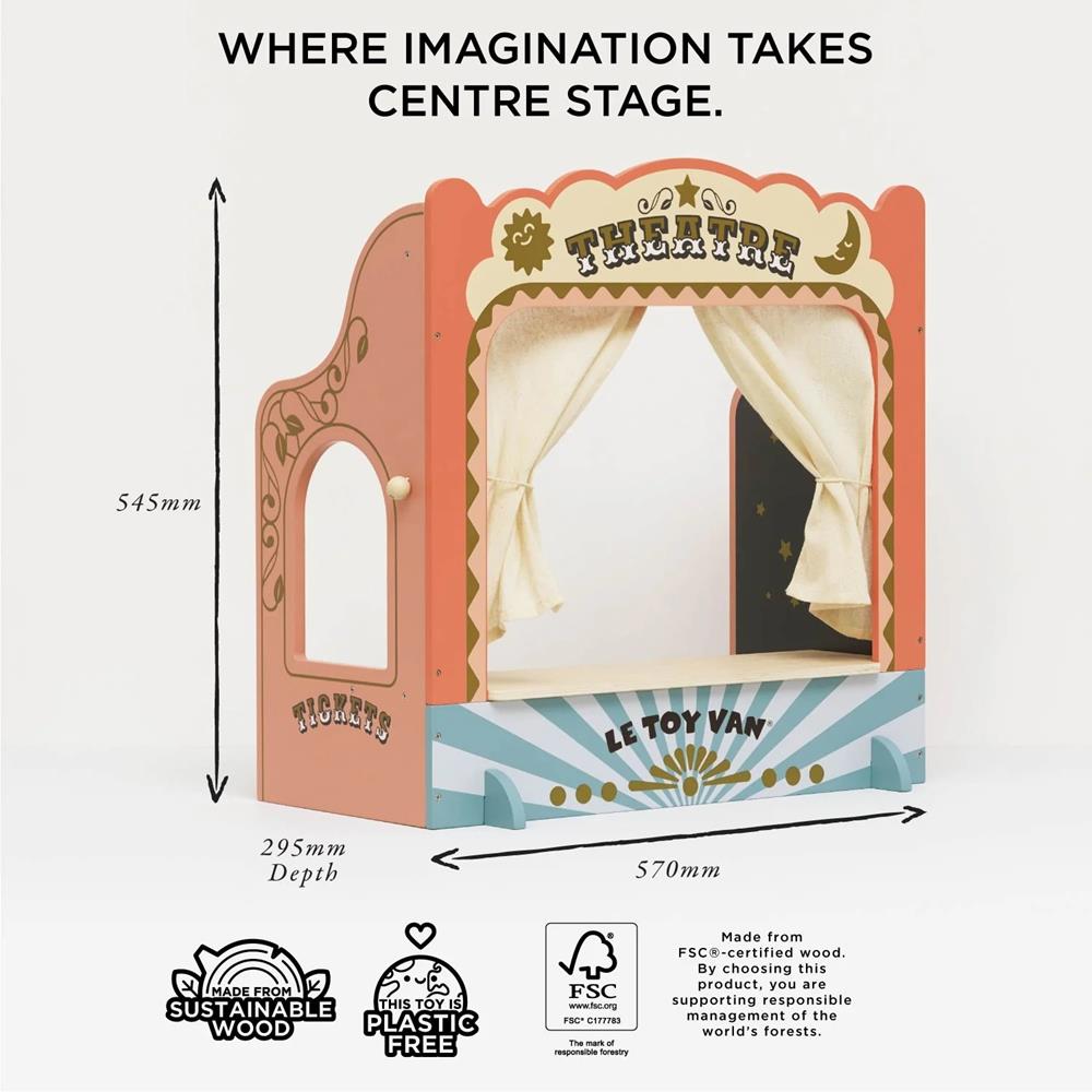 LE TOY VAN TEATRO DELLE MARIONETTE DA TAVOLO TV351