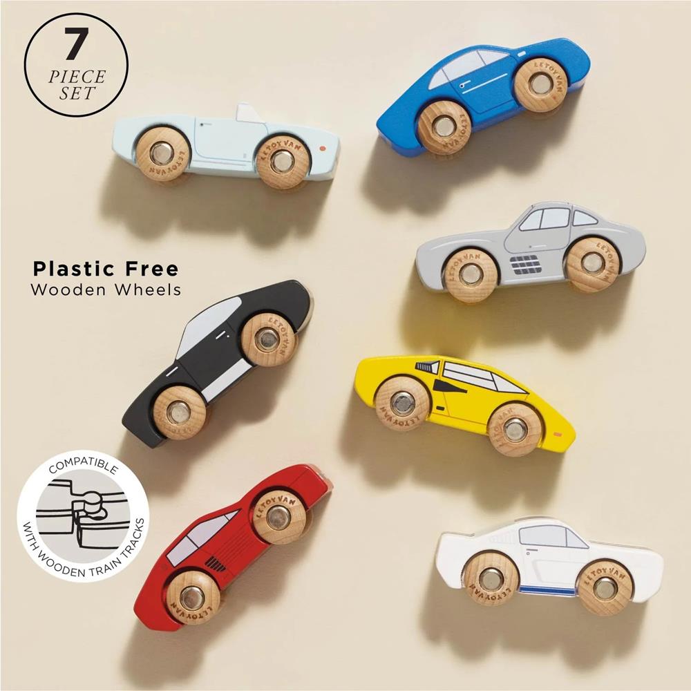 LE TOY VAN SET AUTO SPORTIVE CLASSICHE - 7 PZ TV445