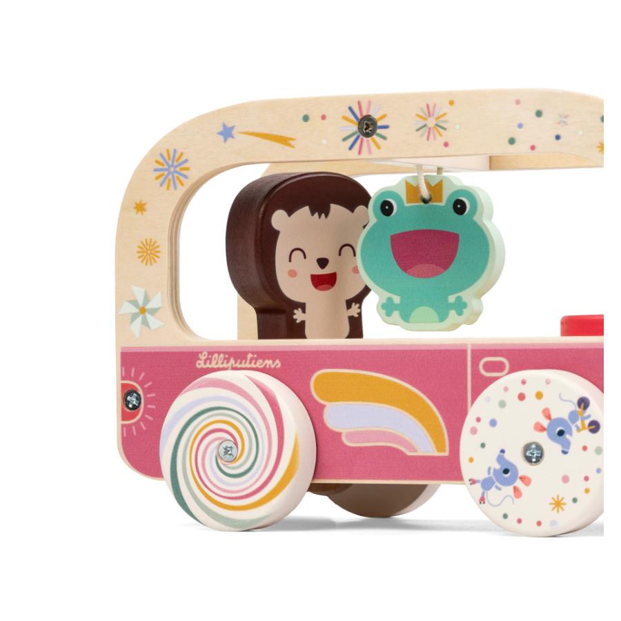 LILLIPUTIENS LENA L'UNICORNO MAGICO AUTOBUS DI LEGNO 83891