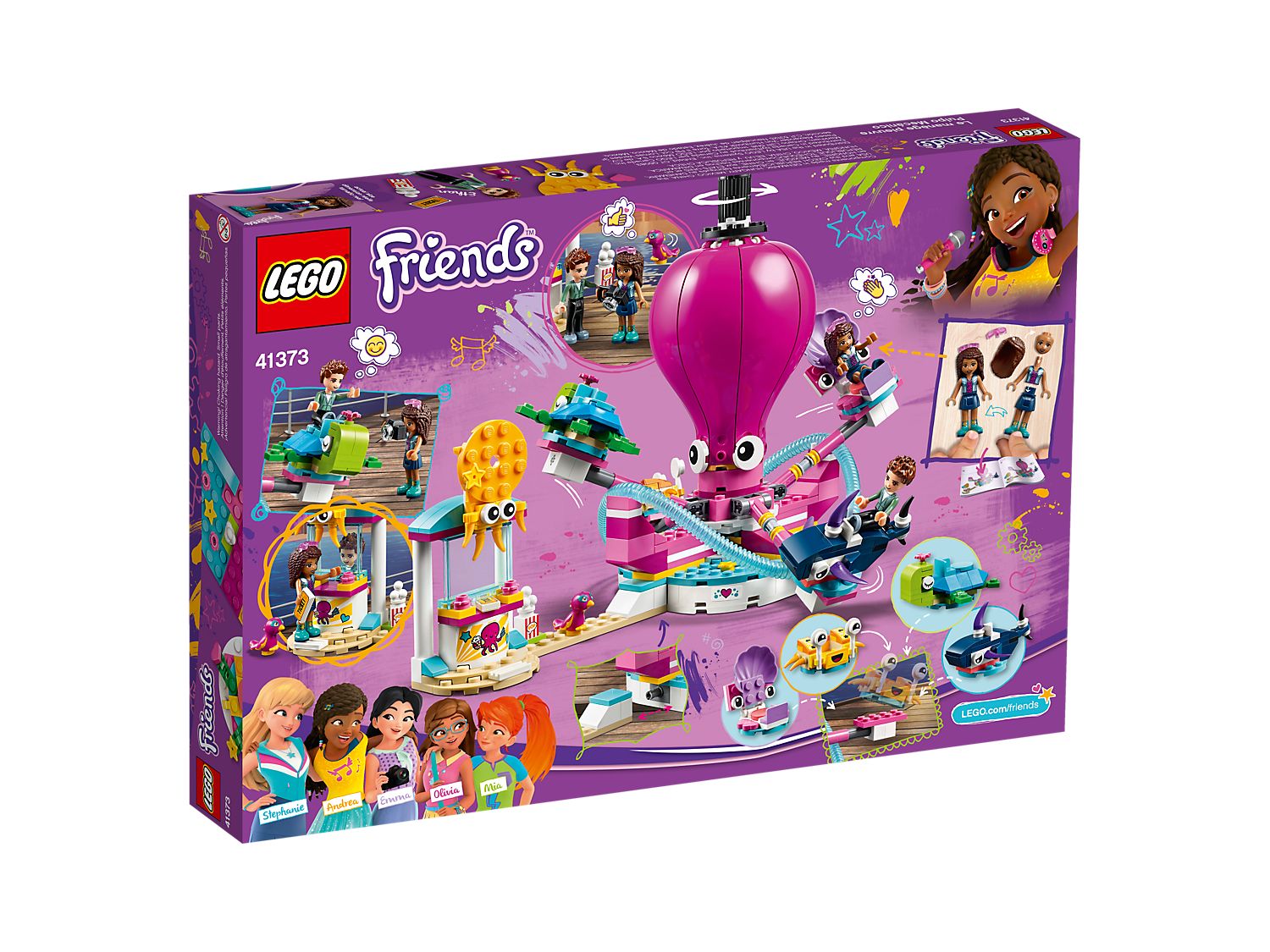 LEGO FRIENDS LA DIVERTENTE GIOSTRA DEL POLPO 41373