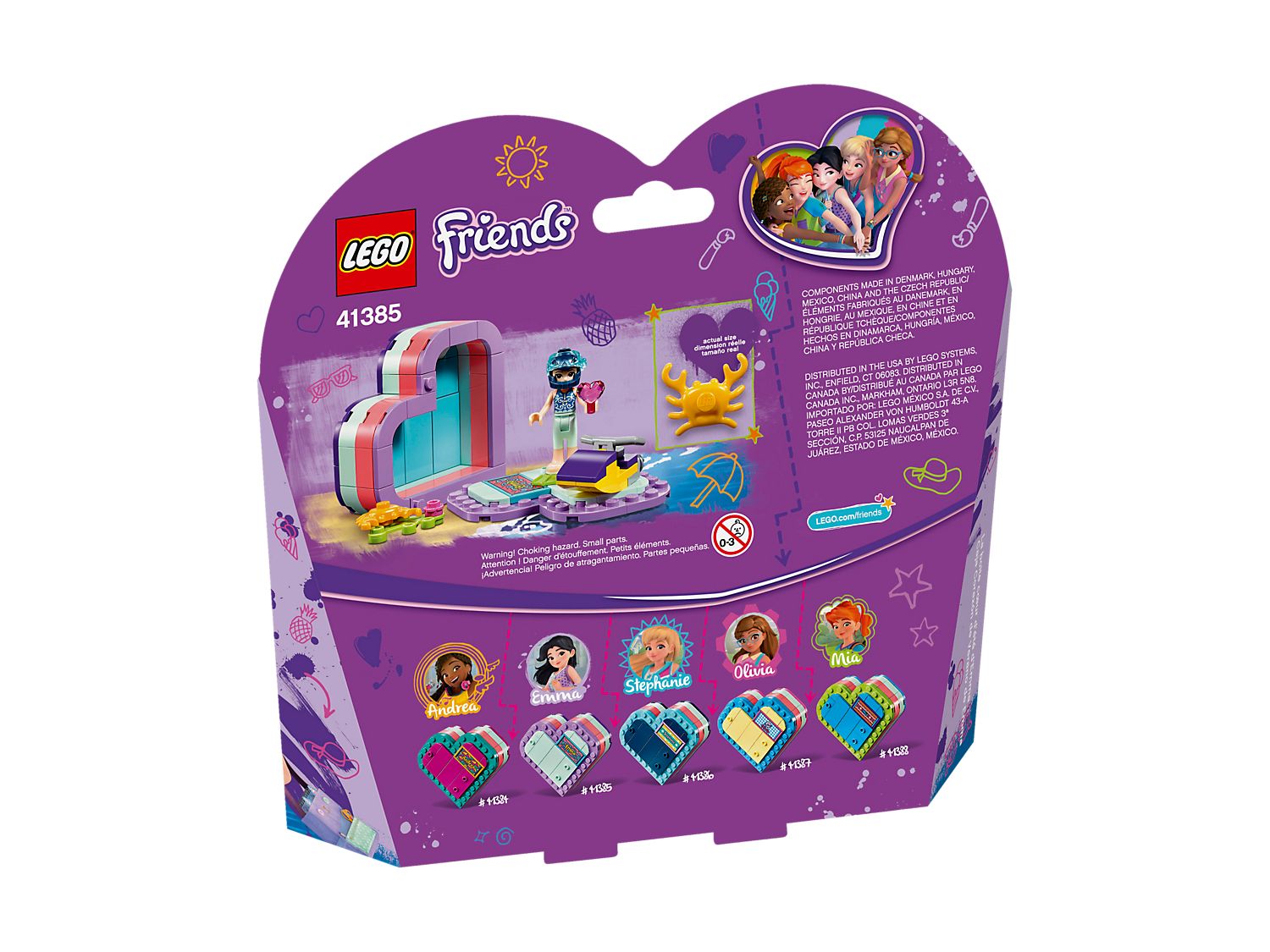 LEGO FRIENDS SCATOLA DEL CUORE DELL'ESTATE DI EMMA 41385