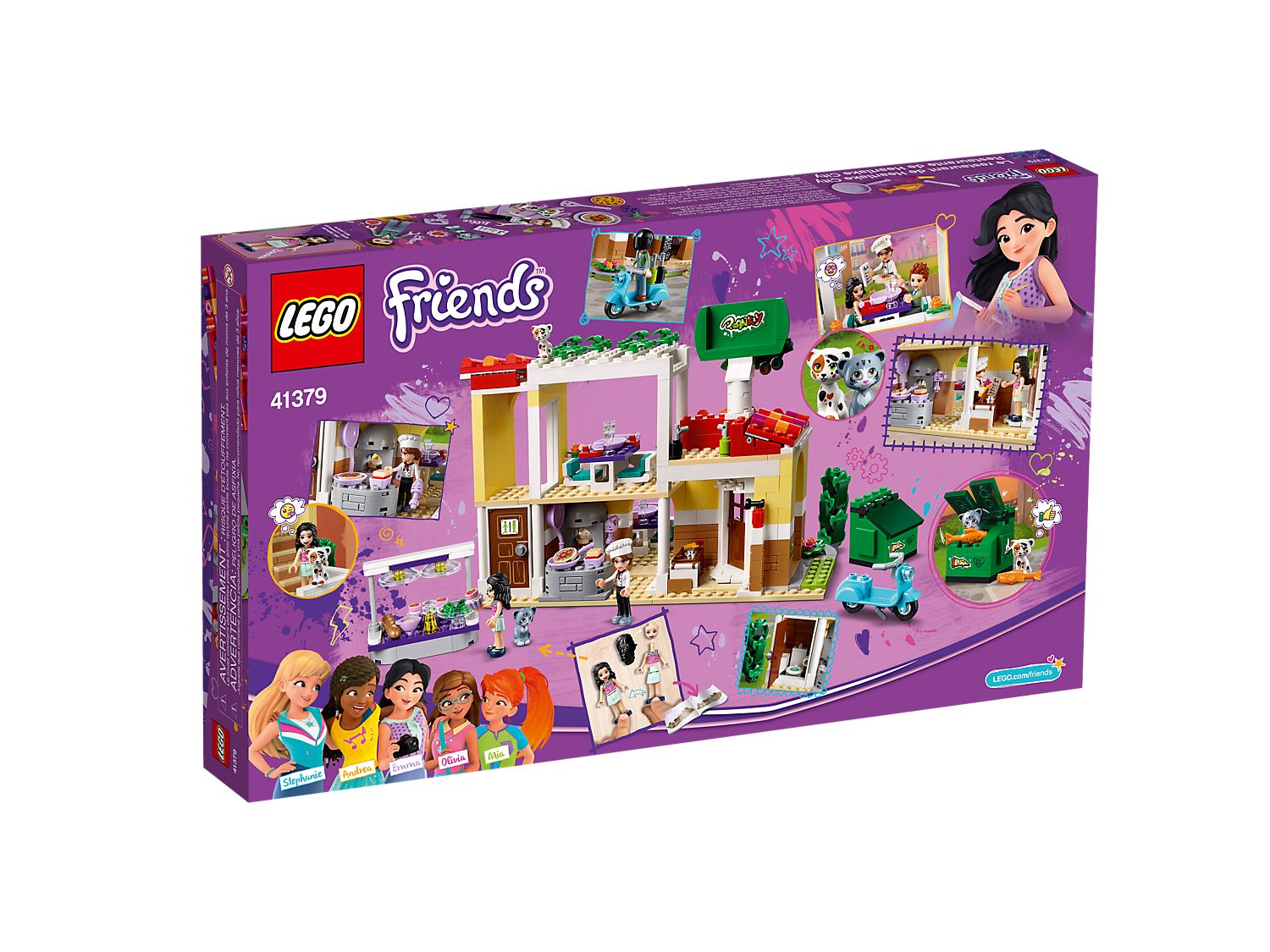 LEGO FRIENDS IL RISTORANTE DI HEARTLAKE CITY 41379