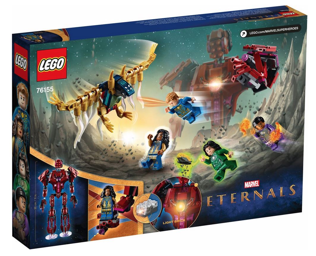 LEGO SUPER HEROES LEGO MARVEL: GLI ETERNALS ALL'OMBRA DI ARISHEM 76155