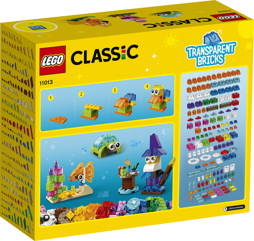 LEGO CLASSIC MATTONCINI TRASPARENTI CREATIVI 11013