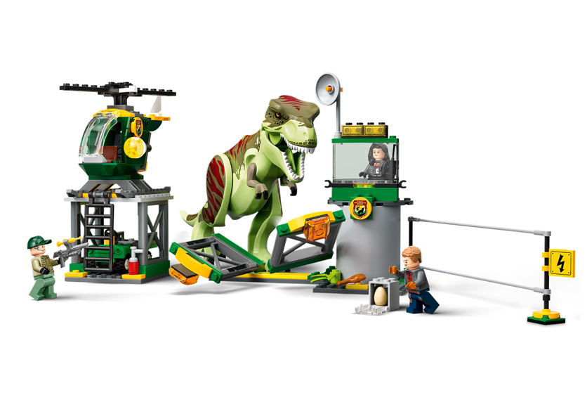 LEGO JURASSIC WORLD LA FUGA DEL T-REX 76944