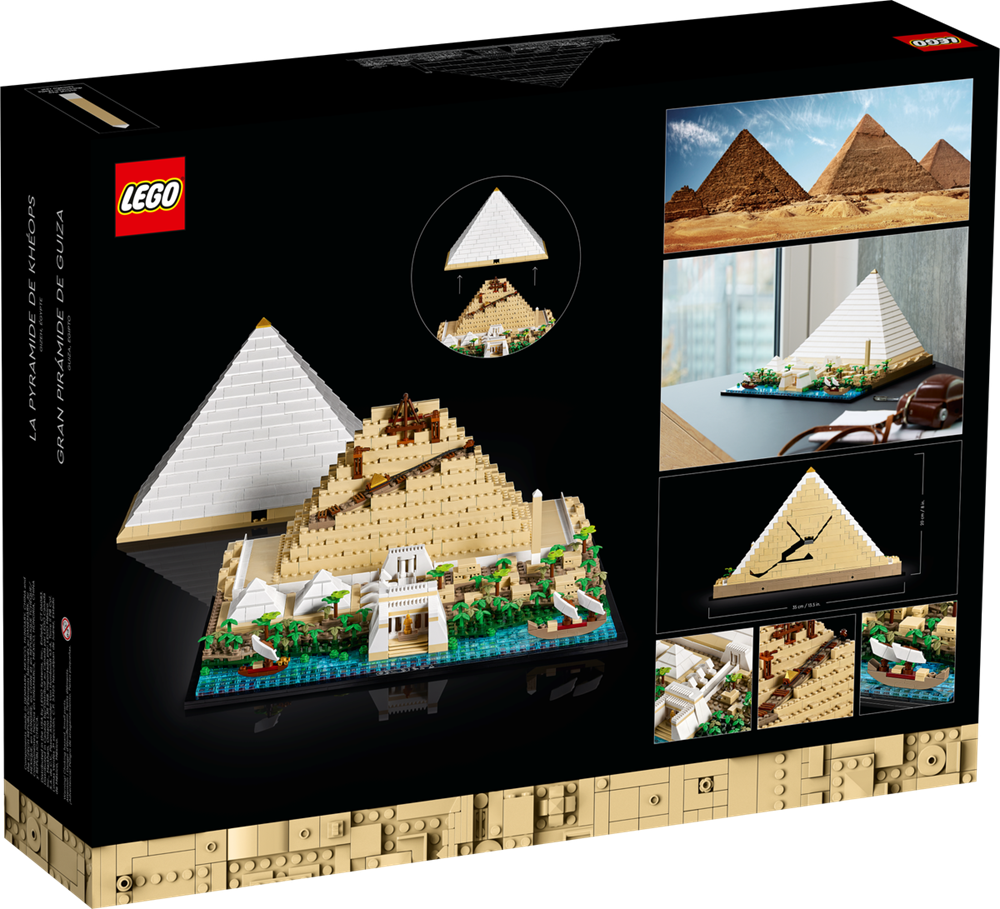 LEGO ARCHITECTURE LA GRANDE PIRAMIDE DI GIZA 21058