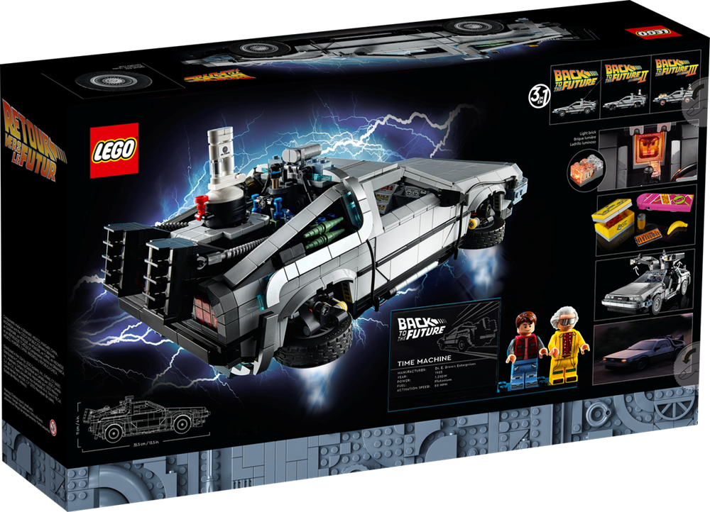 LEGO BACK TO THE FUTURE MACCHINA DEL TEMPO RITORNO AL FUTURO 10300