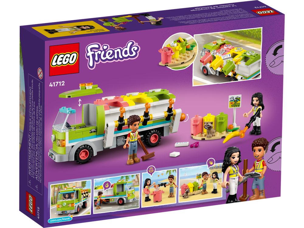 LEGO FRIENDS CAMION RICICLAGGIO RIFIUTI 41712