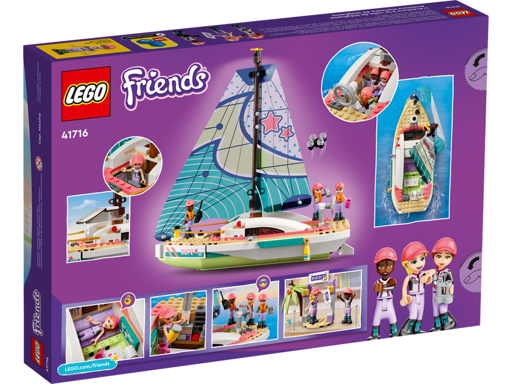 LEGO FRIENDS L'AVVENTURA IN BARCA A VELA DI STEPHANIE 41716