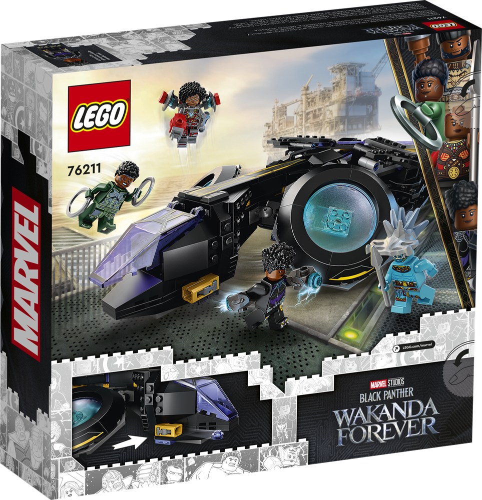 LEGO MARVEL BLACK PANTHER SUNBIRD DI SHURI 76211