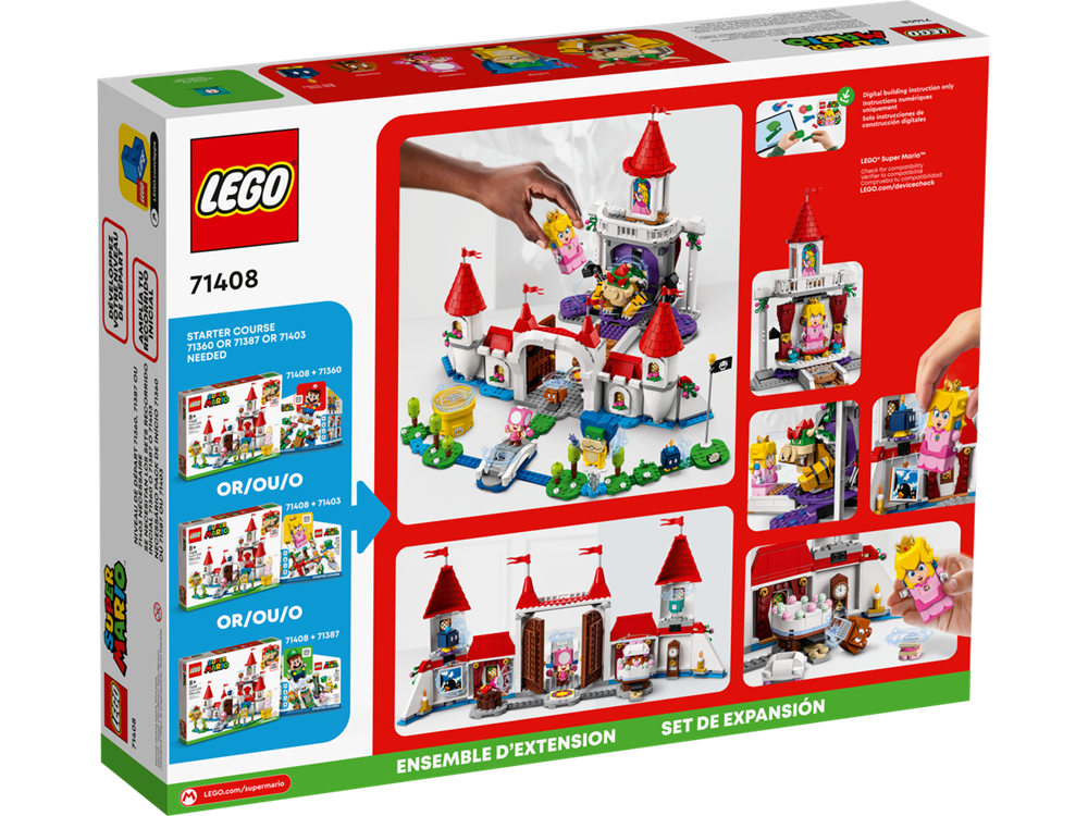 LEGO SUPER MARIO PACK ESPANSIONE CASTELLO DI PEACH 71408