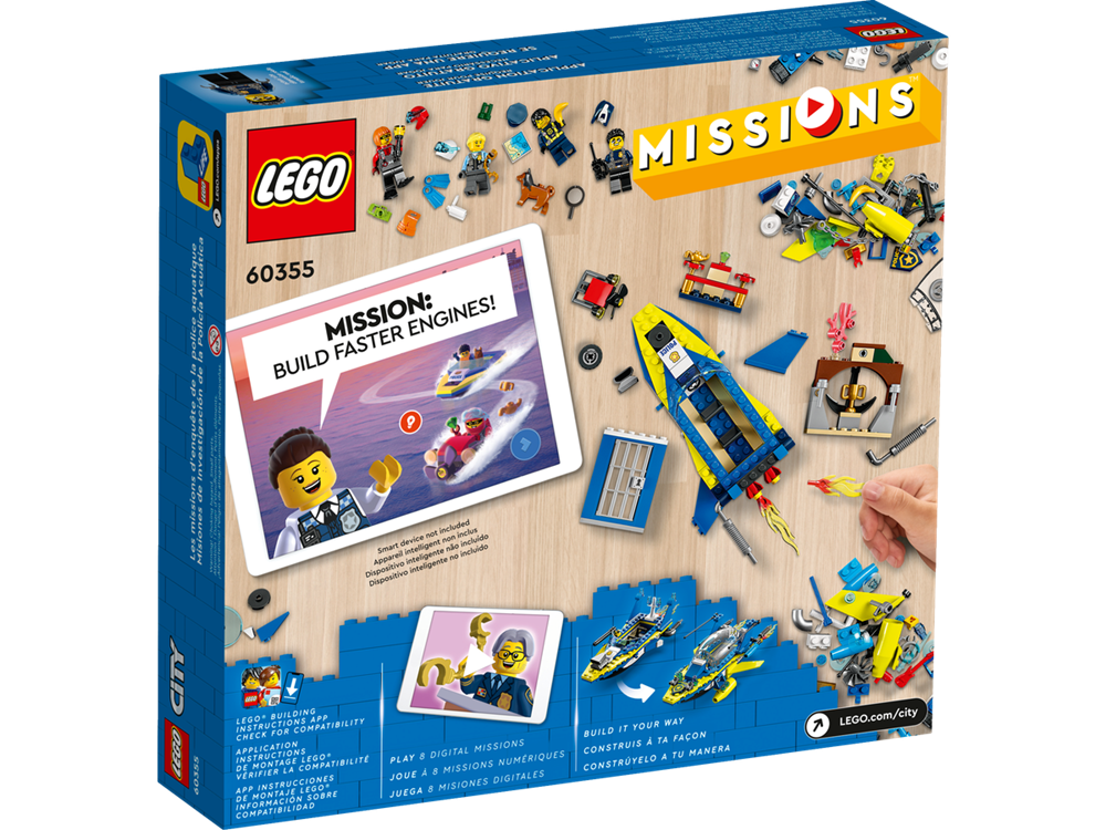 LEGO CITY MISSIONI INVESTIGATIVE DELLA POLIZIA MARITTIMA 60355