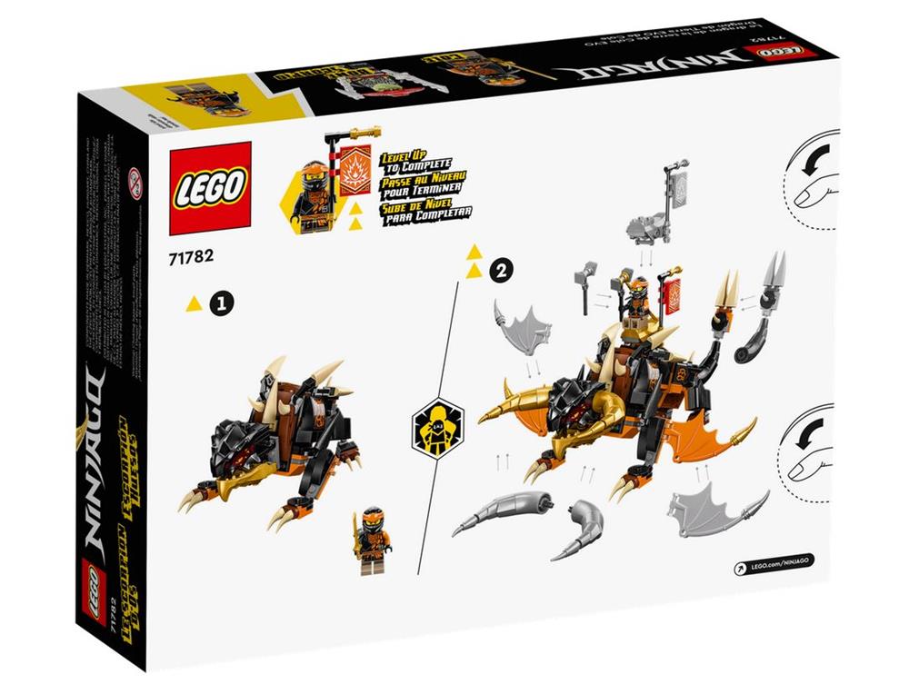 LEGO NINJAGO DRAGO DI TERRA DI COLE - EVOLUTION 71782