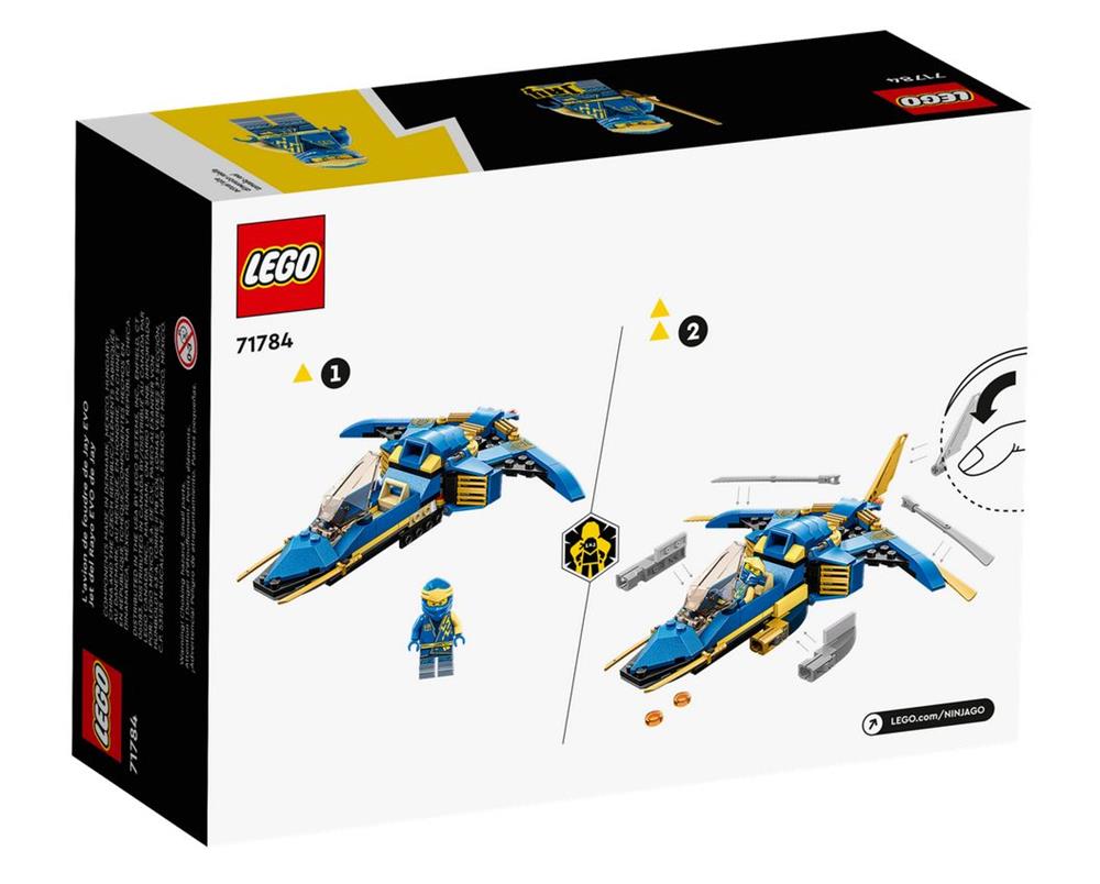 LEGO NINJAGO JET-FULMINE DI JAY - EVOLUTION 71784