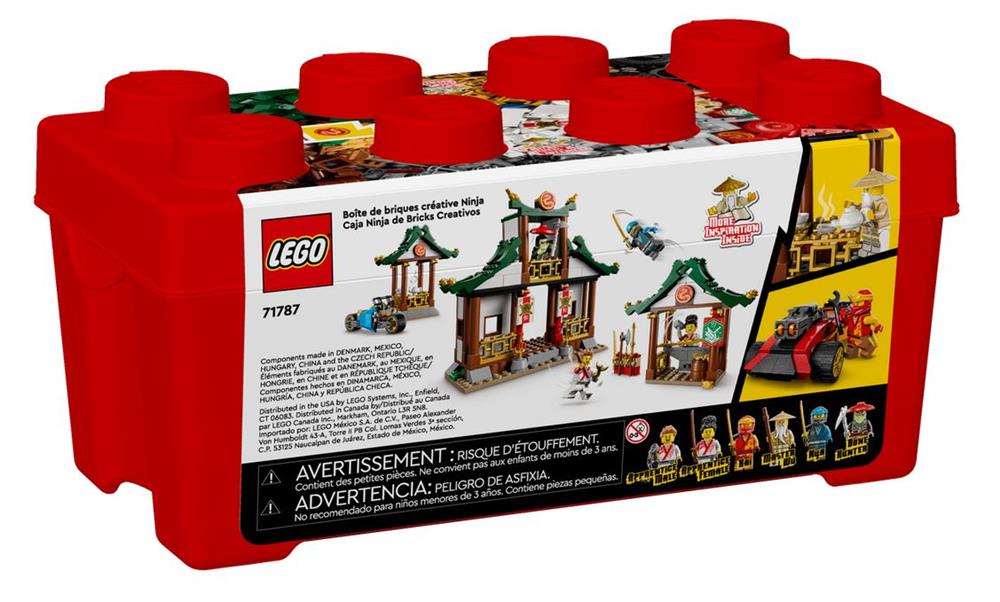 LEGO NINJAGO SET CREATIVO DI MATTONCINI NINJA 71787