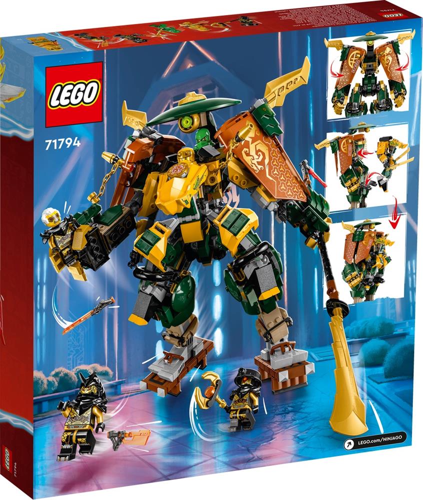 LEGO NINJAGO TEAM MECH NINJA DI LLOYD E ARIN 71794