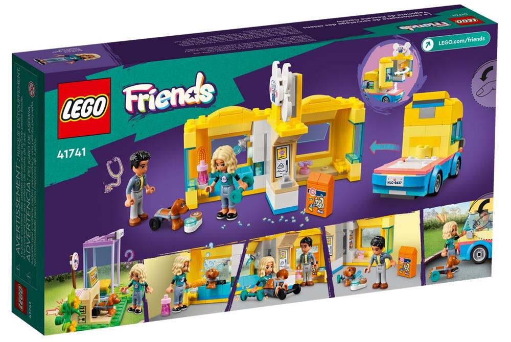 LEGO FRIENDS FURGONE DI SOCCORSO DEI CANI 41741