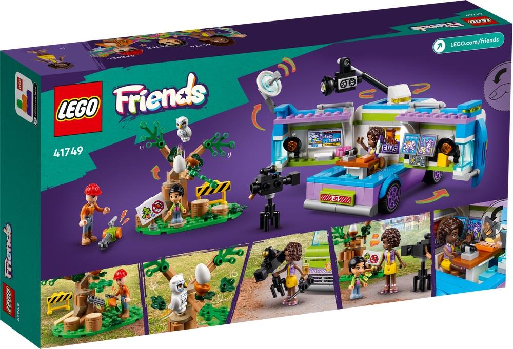 LEGO FRIENDS FURGONE DELLA TROUPE TELEVISIVA 41749