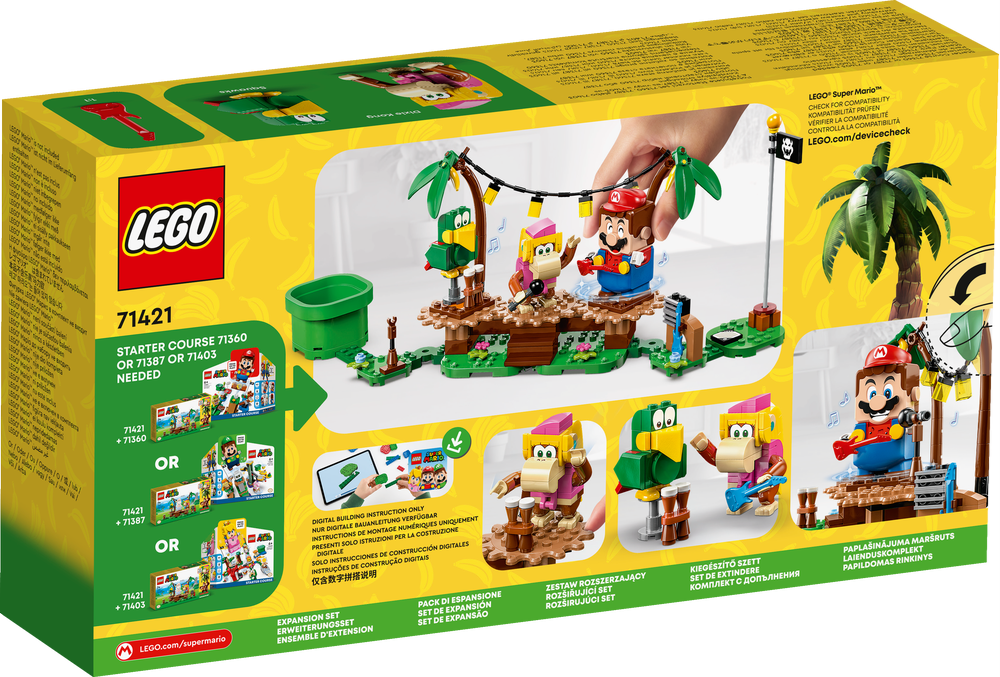 LEGO SUPER MARIO PACK DI ESPANSIONE CONCERTO NELLA GIUNGLA DI DIXIE KONG 71421