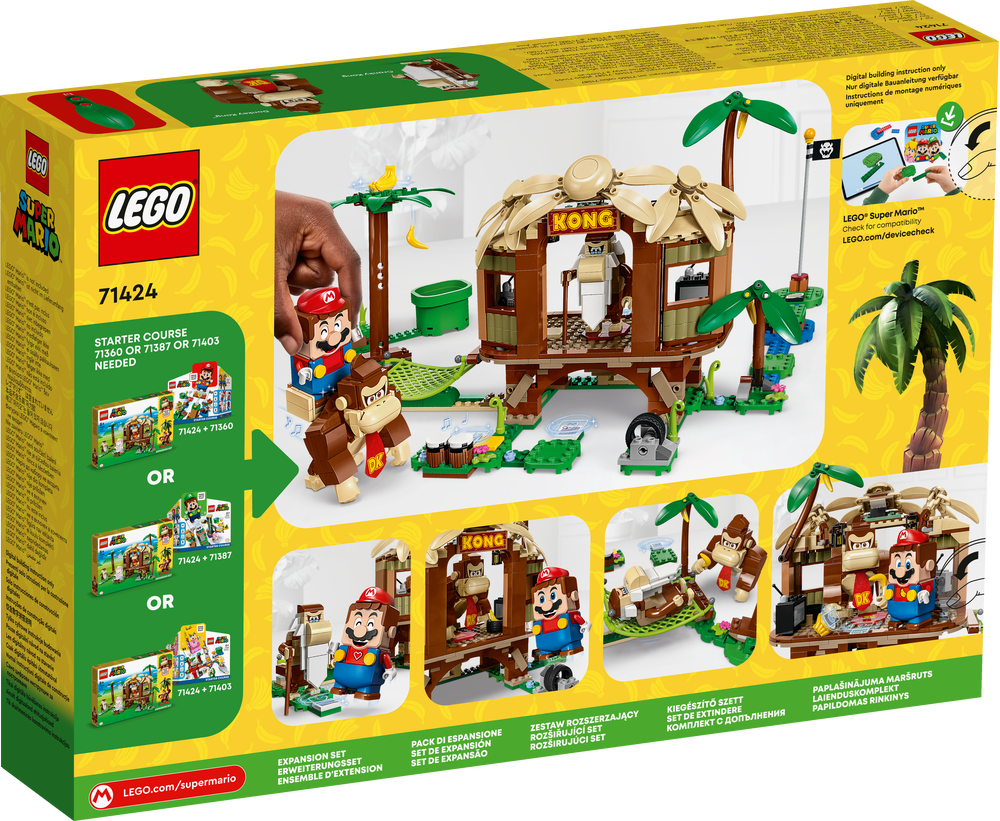 LEGO SUPER MARIO PACK DI ESPANSIONE CASA SULL'ALBERO DI DONKEY KONG 71424