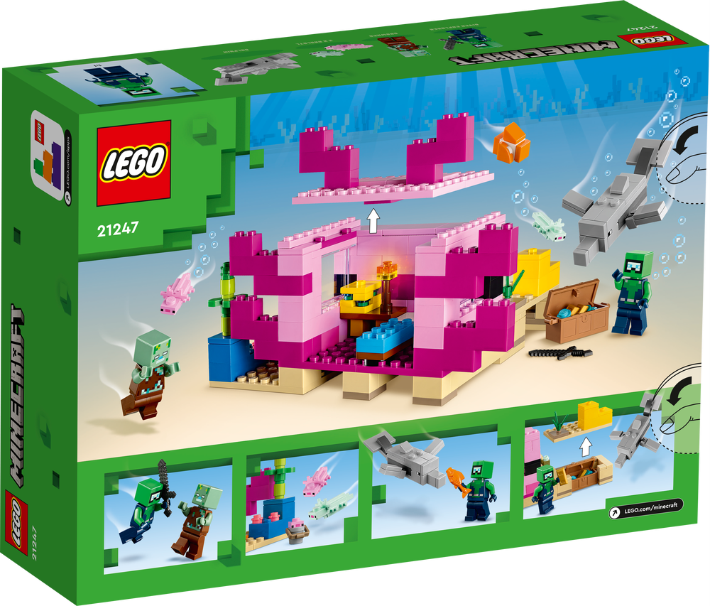 LEGO MINECRAFT LA CASA DELL’AXOLOTL 21247