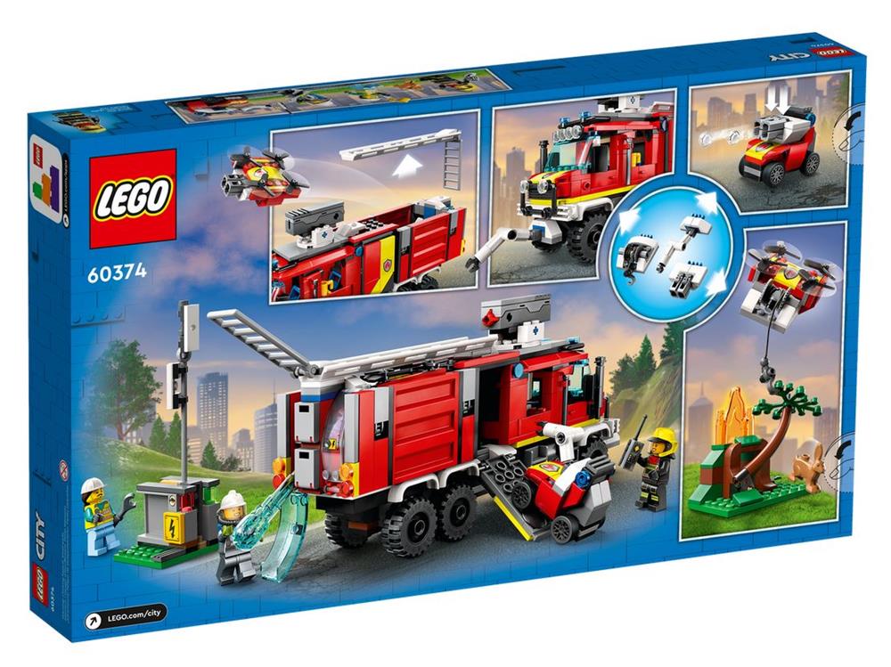 LEGO CITY AUTOPOMPA DEI VIGILI DEL FUOCO 60374