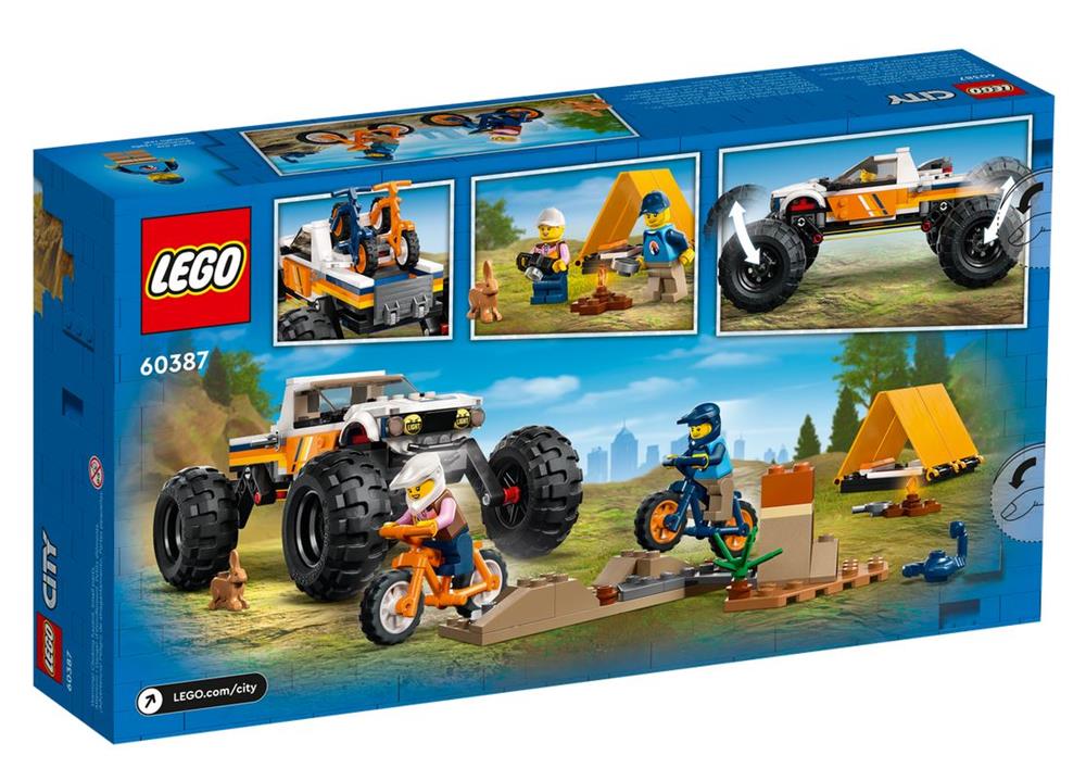 LEGO CITY AVVENTURE SUL FUORISTRADA 4X4 60387