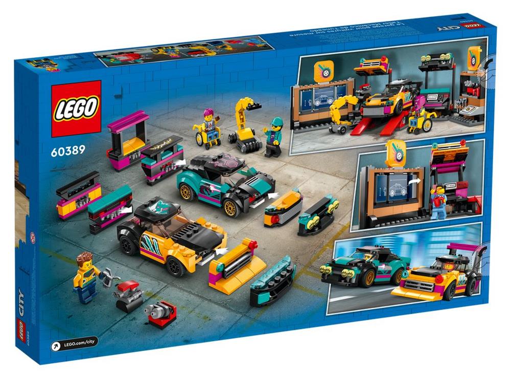 LEGO CITY GARAGE AUTO PERSONALIZZATO 60389