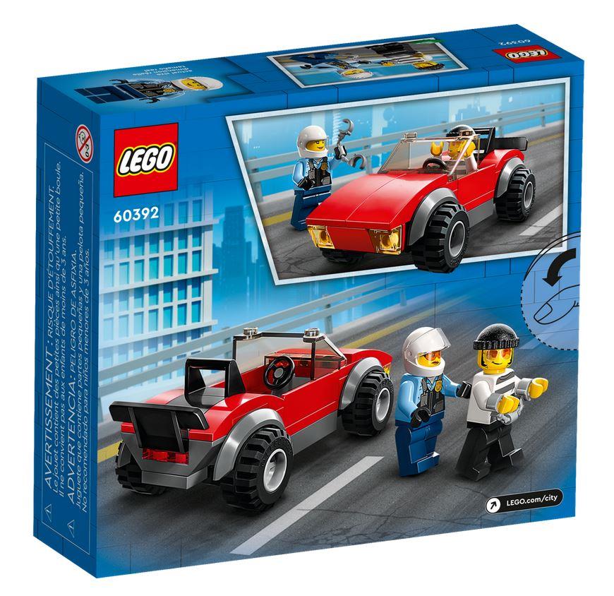 LEGO CITY INSEGUIMENTO SULLA MOTO DELLA POLIZIA 60392