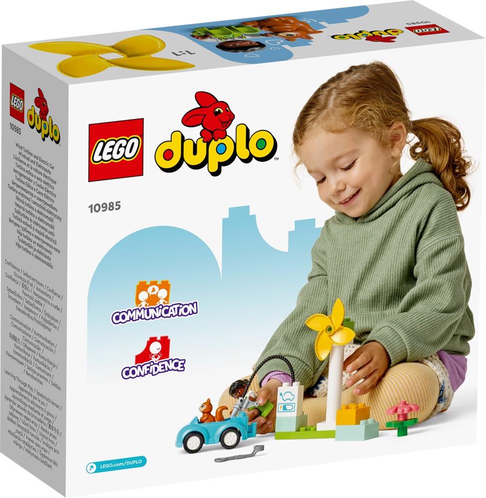 LEGO DUPLO TURBINA EOLICA E AUTO ELETTRICA 10985