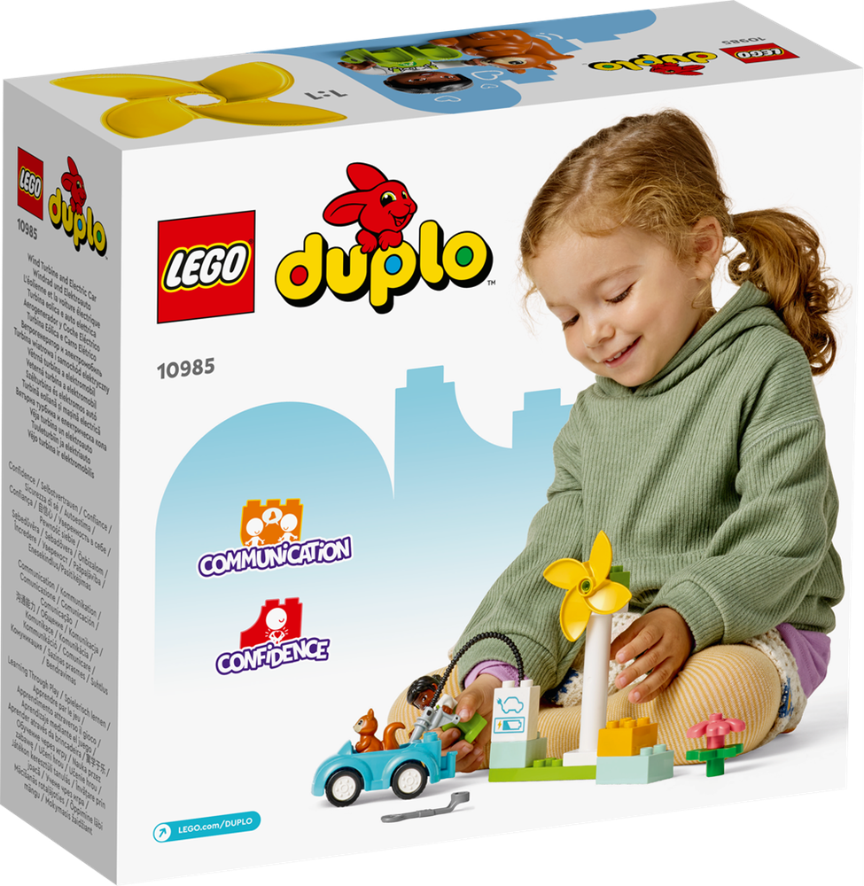 LEGO DUPLO TURBINA EOLICA E AUTO ELETTRICA 10985