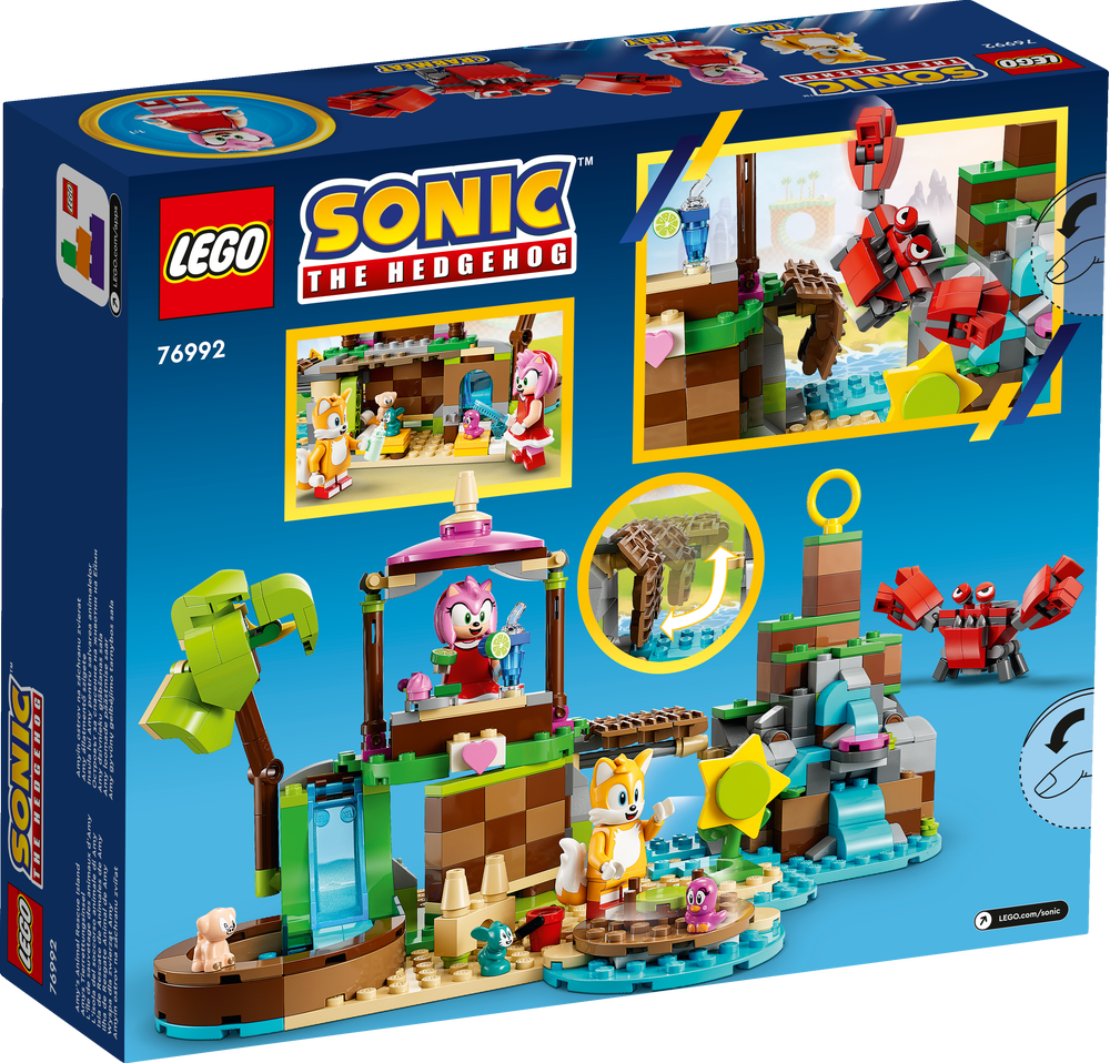 LEGO SONIC L’ISOLA DEL SOCCORSO ANIMALE DI AMY 76992