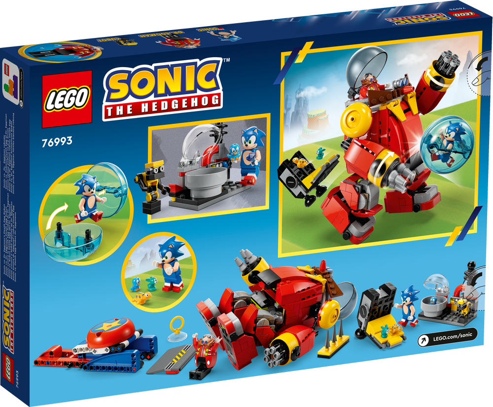 LEGO SONIC SONIC VS. ROBOT DEATH EGG DEL DR. EGGMAN 76993