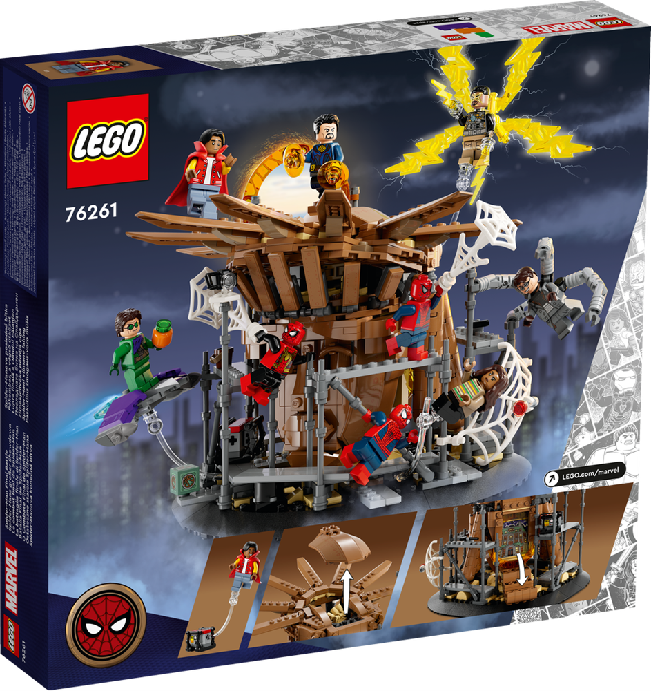 LEGO SUPER HEROES MARVEL LA BATTAGLIA FINALE DI SPIDER-MAN 76261