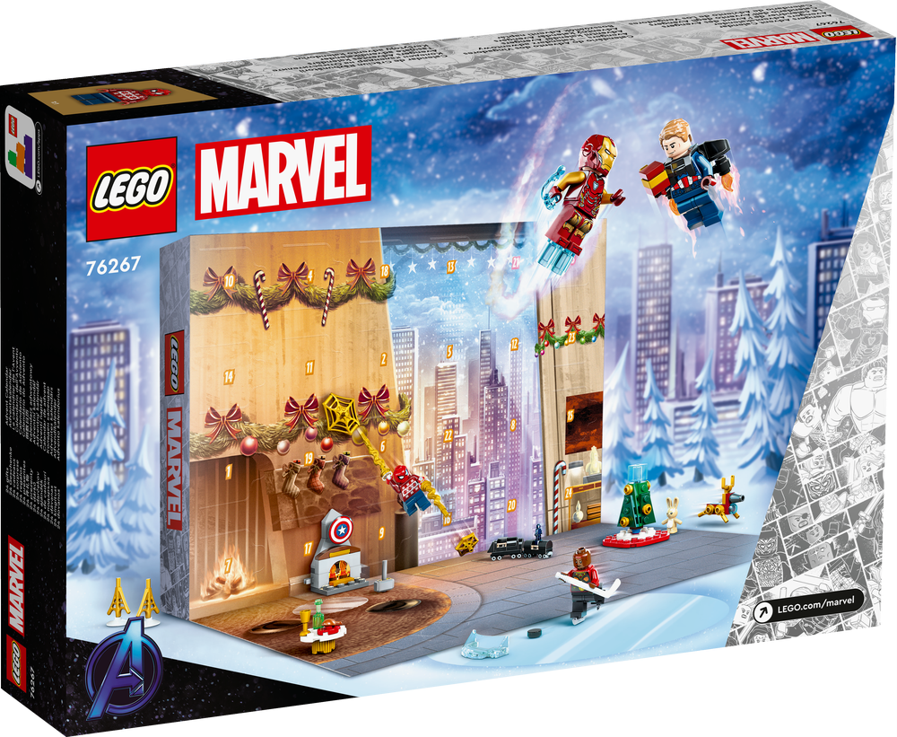 LEGO SUPER HEROES MARVEL CALENDARIO DELL’AVVENTO DEGLI AVENGERS 76267