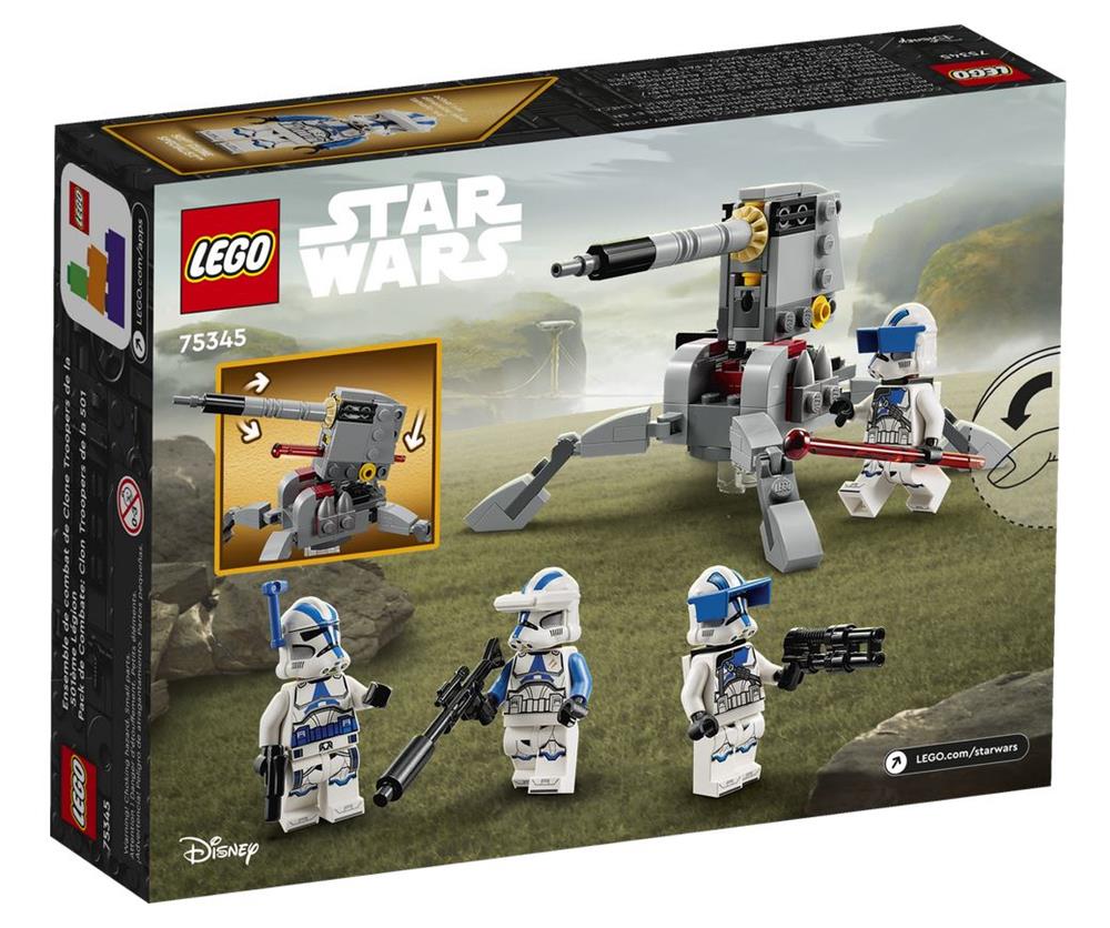 LEGO STAR WARS BATTLE PACK CLONE TROOPERS™ LEGIONE 501 75345