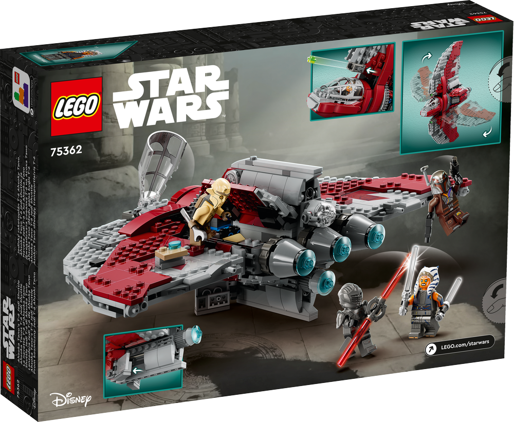 LEGO STAR WARS SHUTTLE JEDI T-6 DI AHSOKA TANO 75362