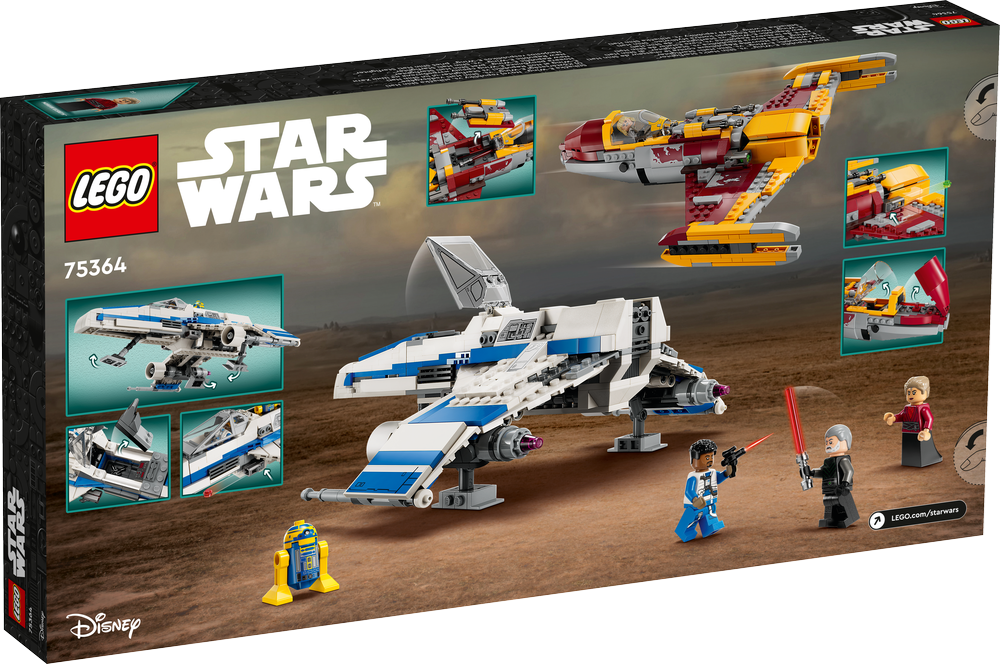 LEGO STAR WARS E-WING™ DELLA NUOVA REPUBBLICA VS. STARFIGHTER™ DI SHIN HATI 75364