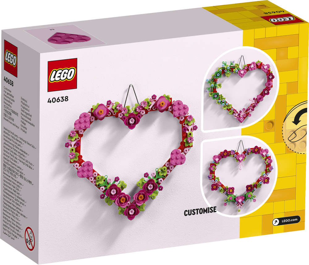 LEGO ICONIC CUORE ORNAMENTALE 40638