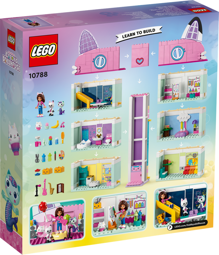 LEGO GABBY'S DOLLHOUSE LA CASA DELLE BAMBOLE DI GABBY 10788