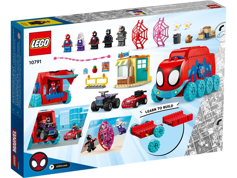 LEGO DISNEY MARVEL QUARTIER GENERALE MOBILE DEL TEAM SPIDEY 10791