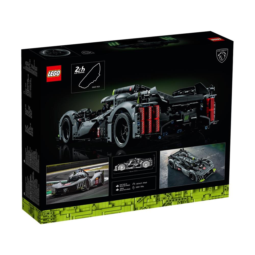 LEGO TECHNIC PEUGEOT 9X8 24H LE MANS HYBRID HYPERCAR 42156