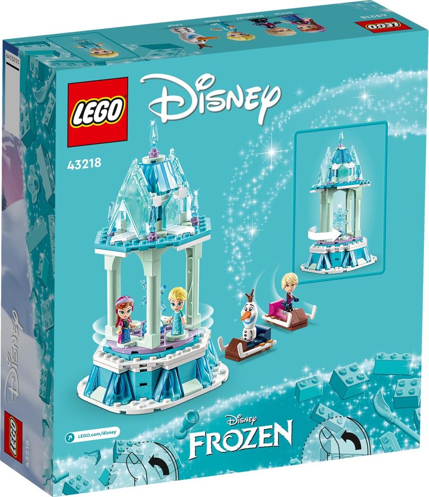 LEGO DISNEY PRINCESS LA GIOSTRA MAGICA DI ANNA ED ELSA 43218