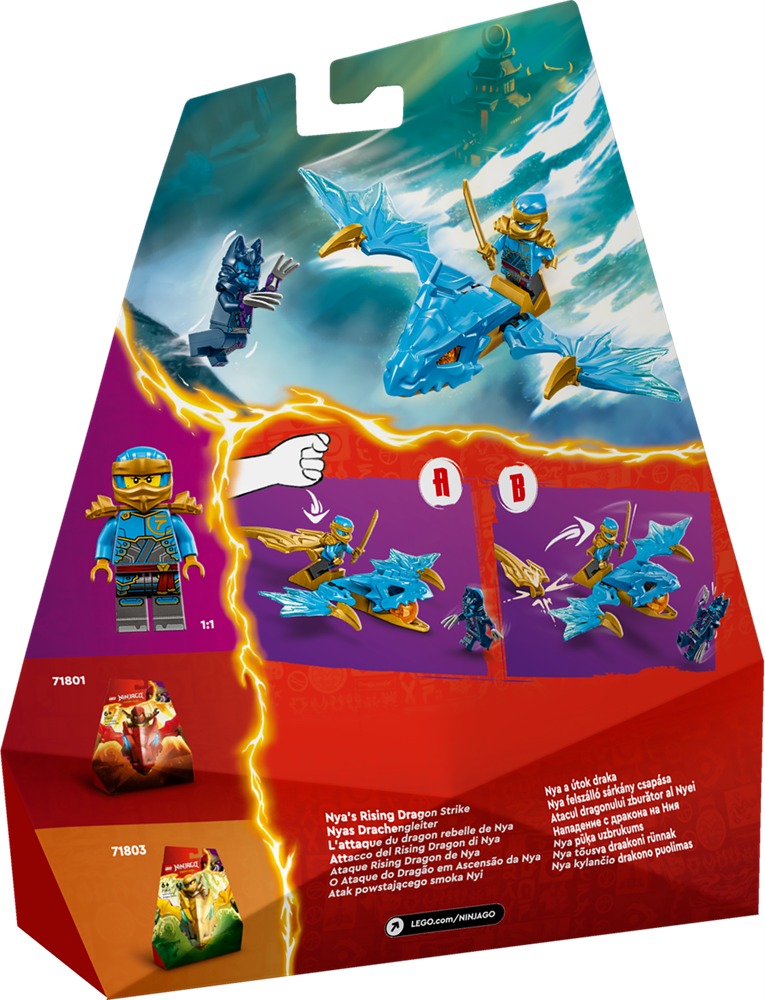 LEGO NINJAGO ATTACCO DEL RISING DRAGON DI NYA 71802