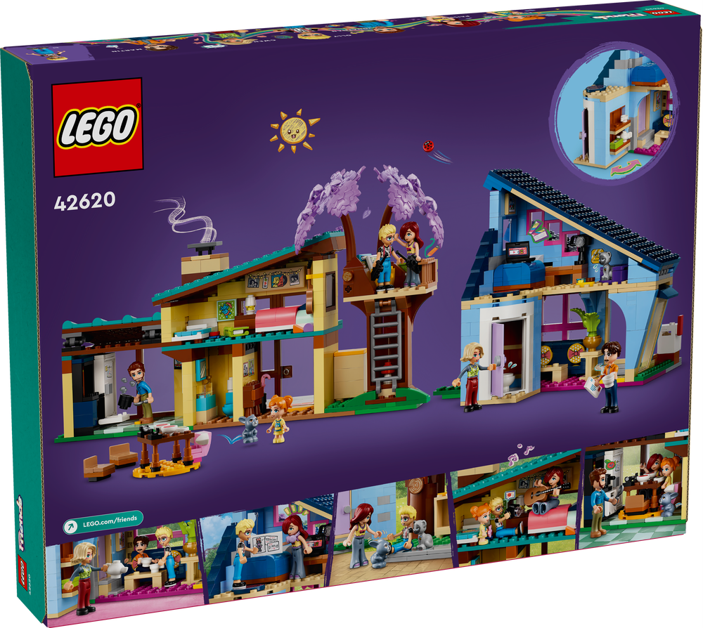 LEGO FRIENDS LE CASE DI OLLY E PAISLEY 42620