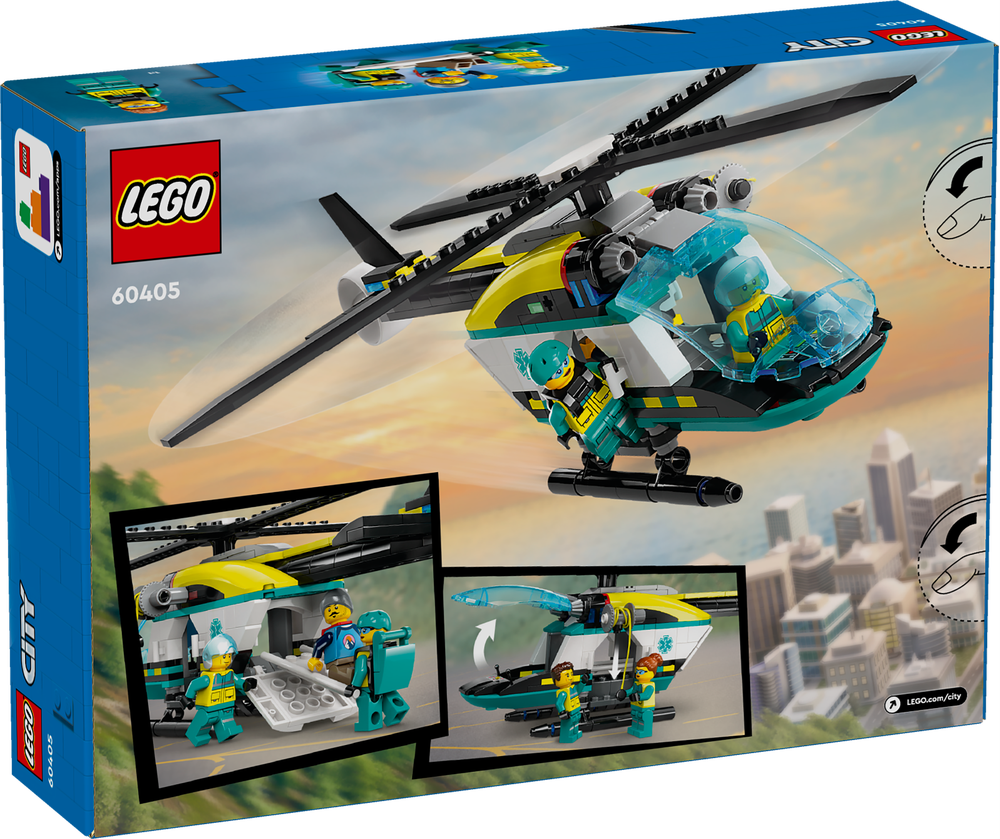 LEGO CITY ELICOTTERO DI SOCCORSO DI EMERGENZA 60405