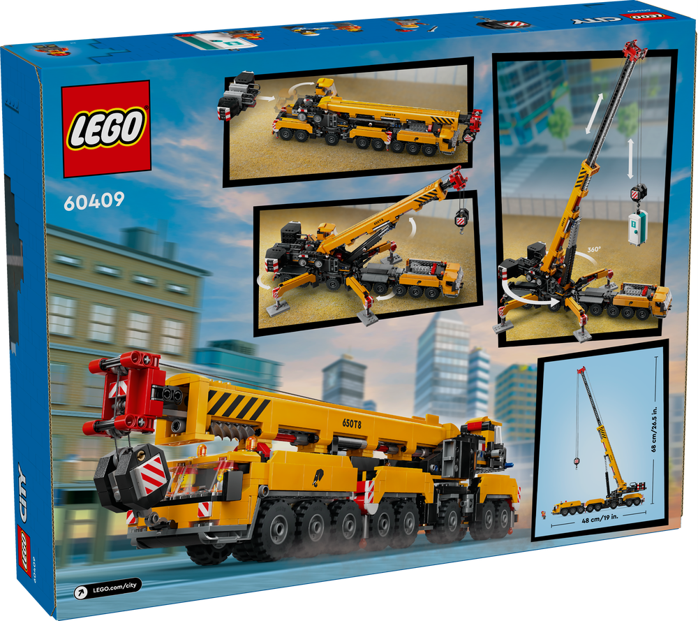 LEGO CITY GRU DA CANTIERE MOBILE GIALLA 60409