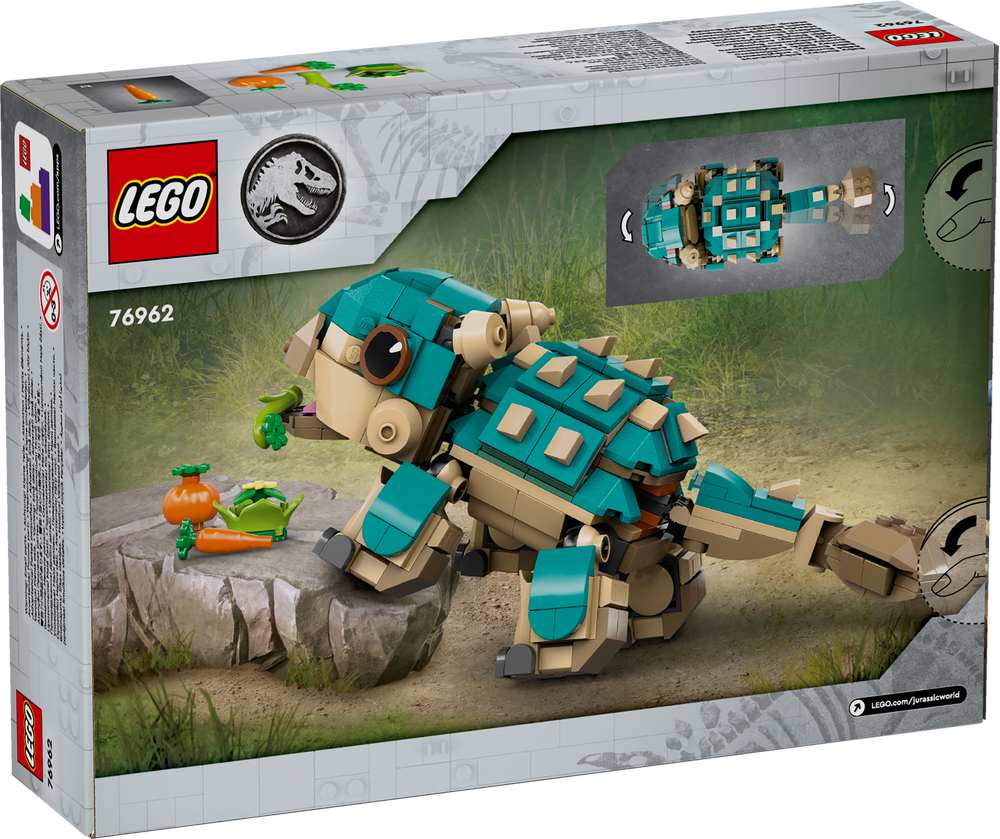 LEGO JURASSIC WORLD BABY BUMPY ANCHILOSAURO 76962