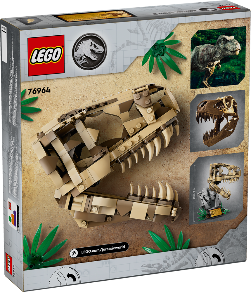 LEGO JURASSIC WORLD FOSSILI DI DINOSAURO: TESCHIO DI T-REX 76964