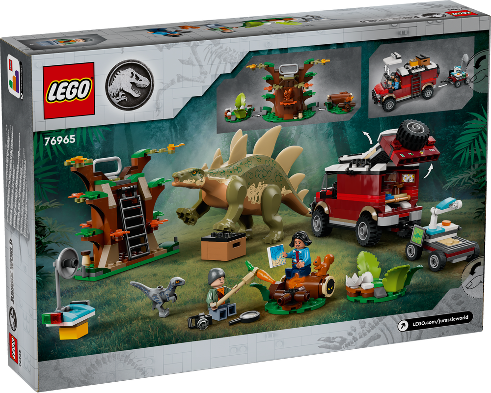 LEGO JURASSIC WORLD MISSIONE DINOSAURO: SCOPERTA DELLO STEGOSAURO 76965